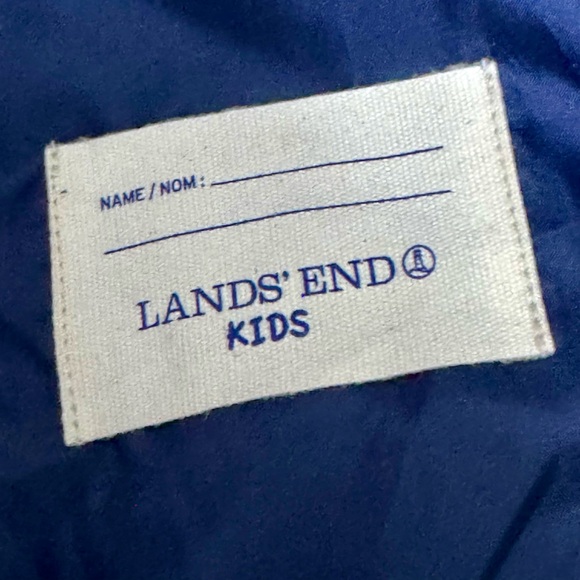 Lands End Kids Vest color red size M - Picture 4 of 5